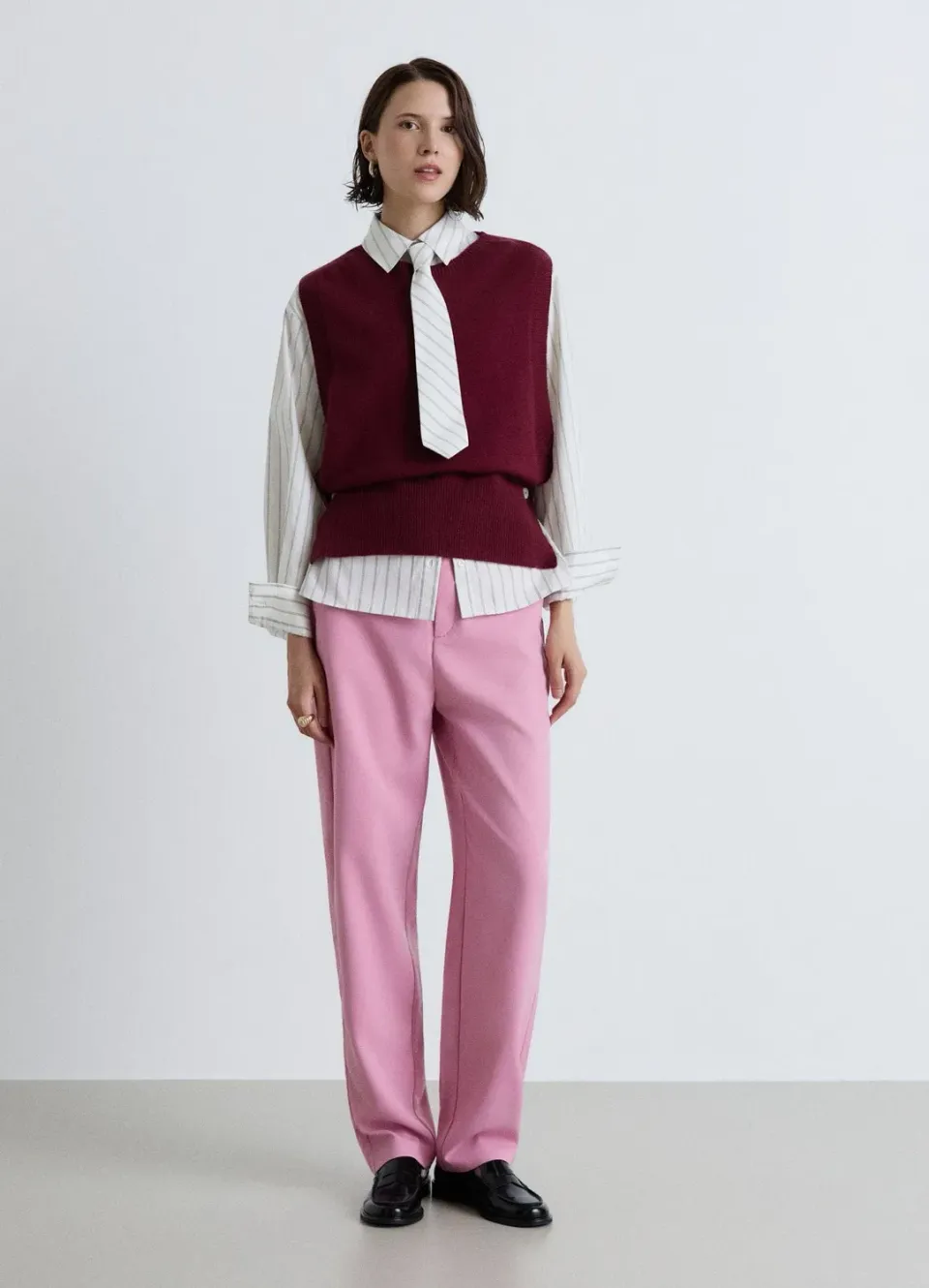 Calliope gilet maille uni femme sans manches