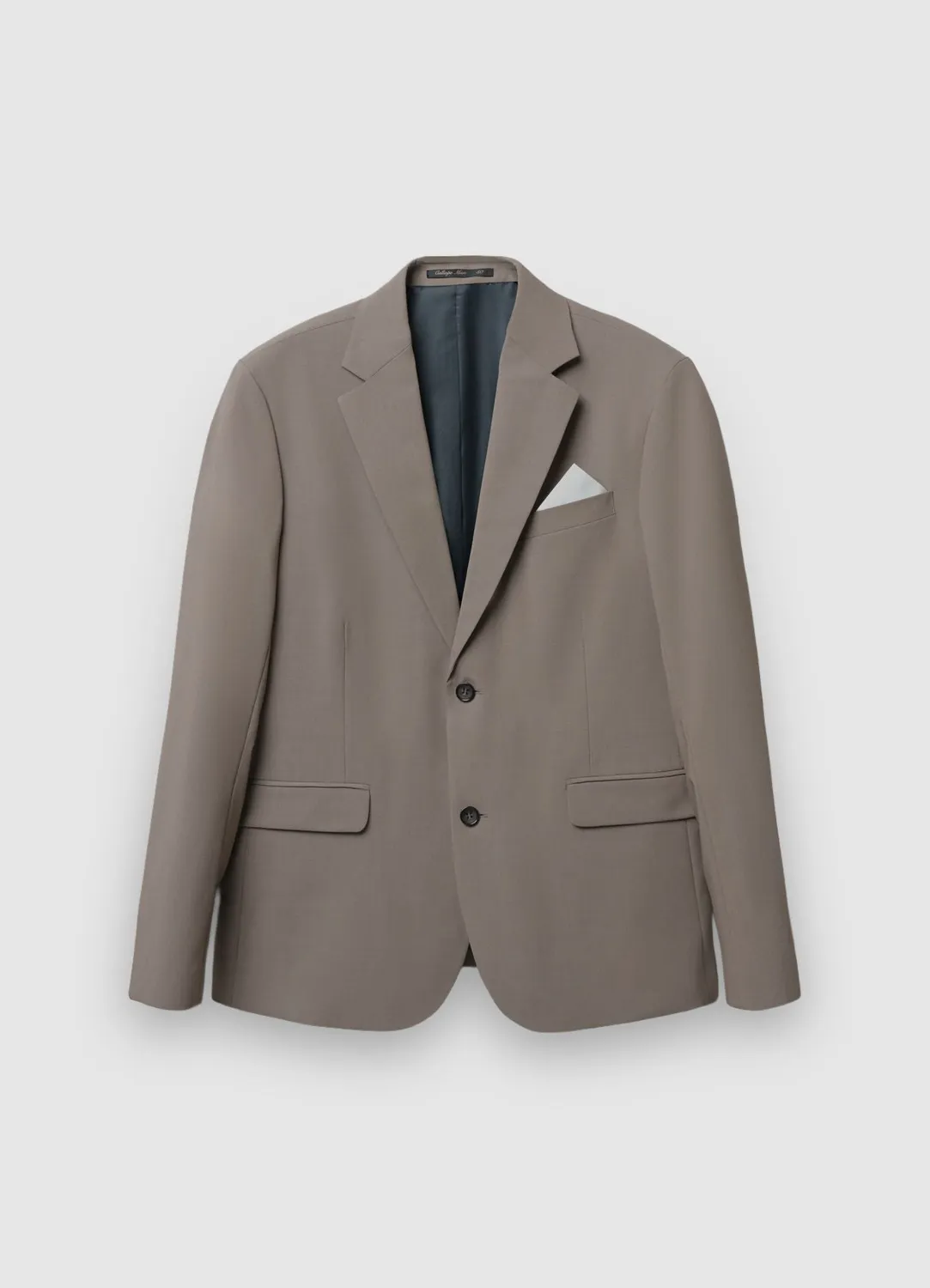 Calliope veste monopetto homme unie 2 boutons
