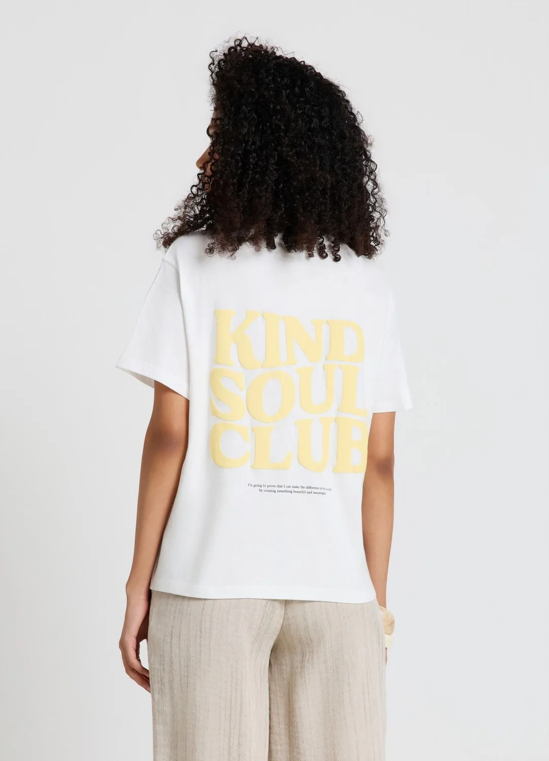 Calliope t-shirt femme inscription dos coton