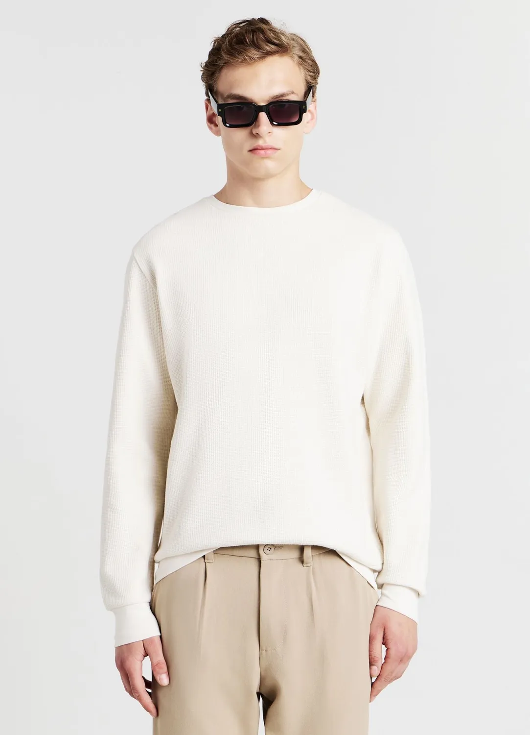 Calliope sweat col rond homme relief