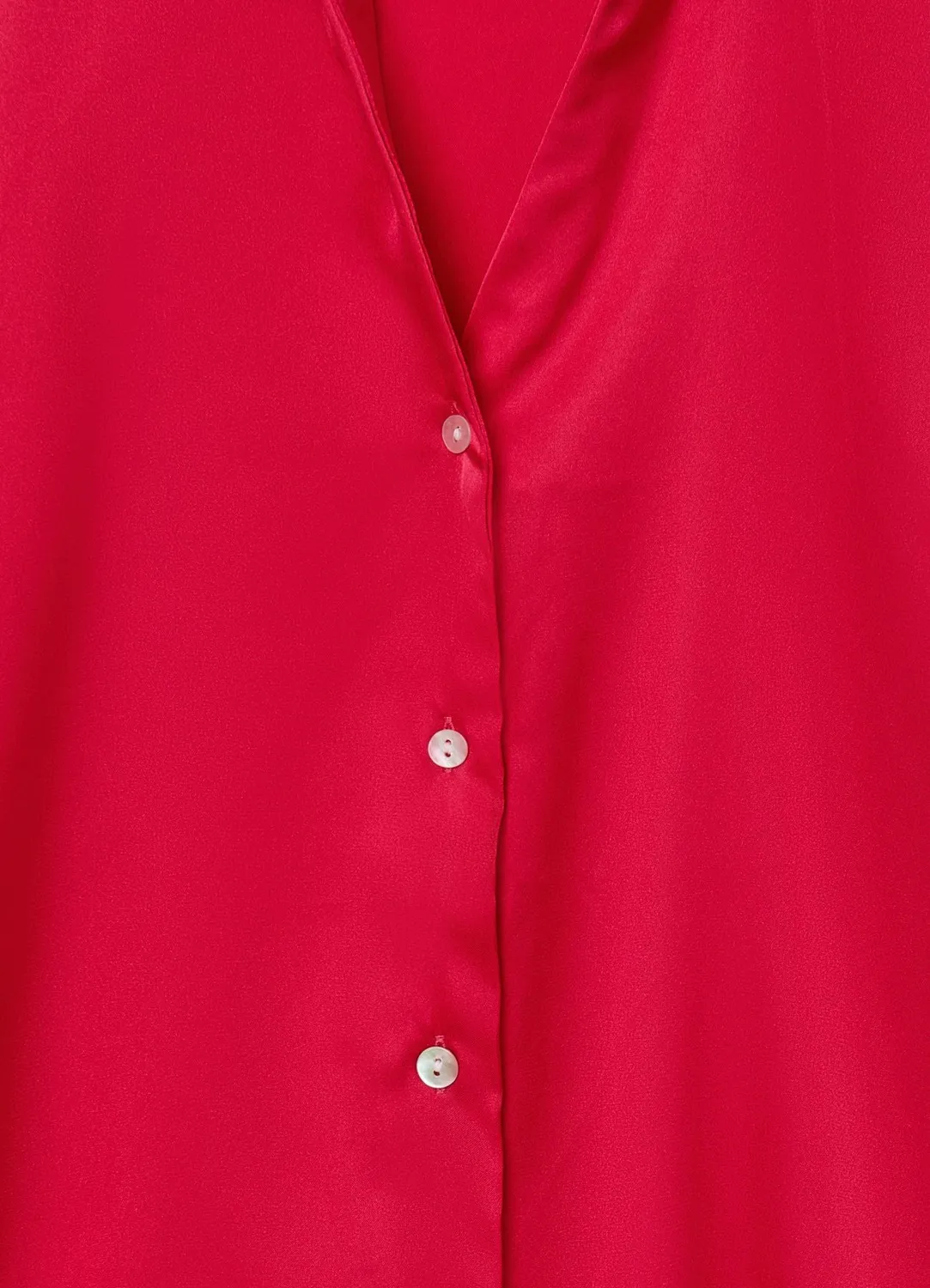 Calliope chemise satinee manches longues femme