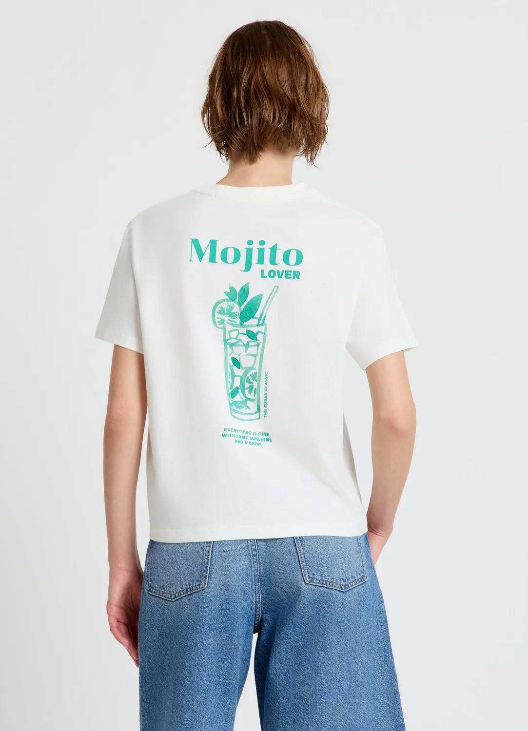 Calliope t-shirt cocktail femme col rond manches courtes