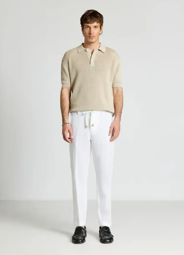 Calliope polo homme manches courtes uni