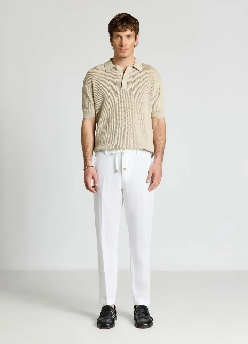 Calliope polo homme manches courtes uni