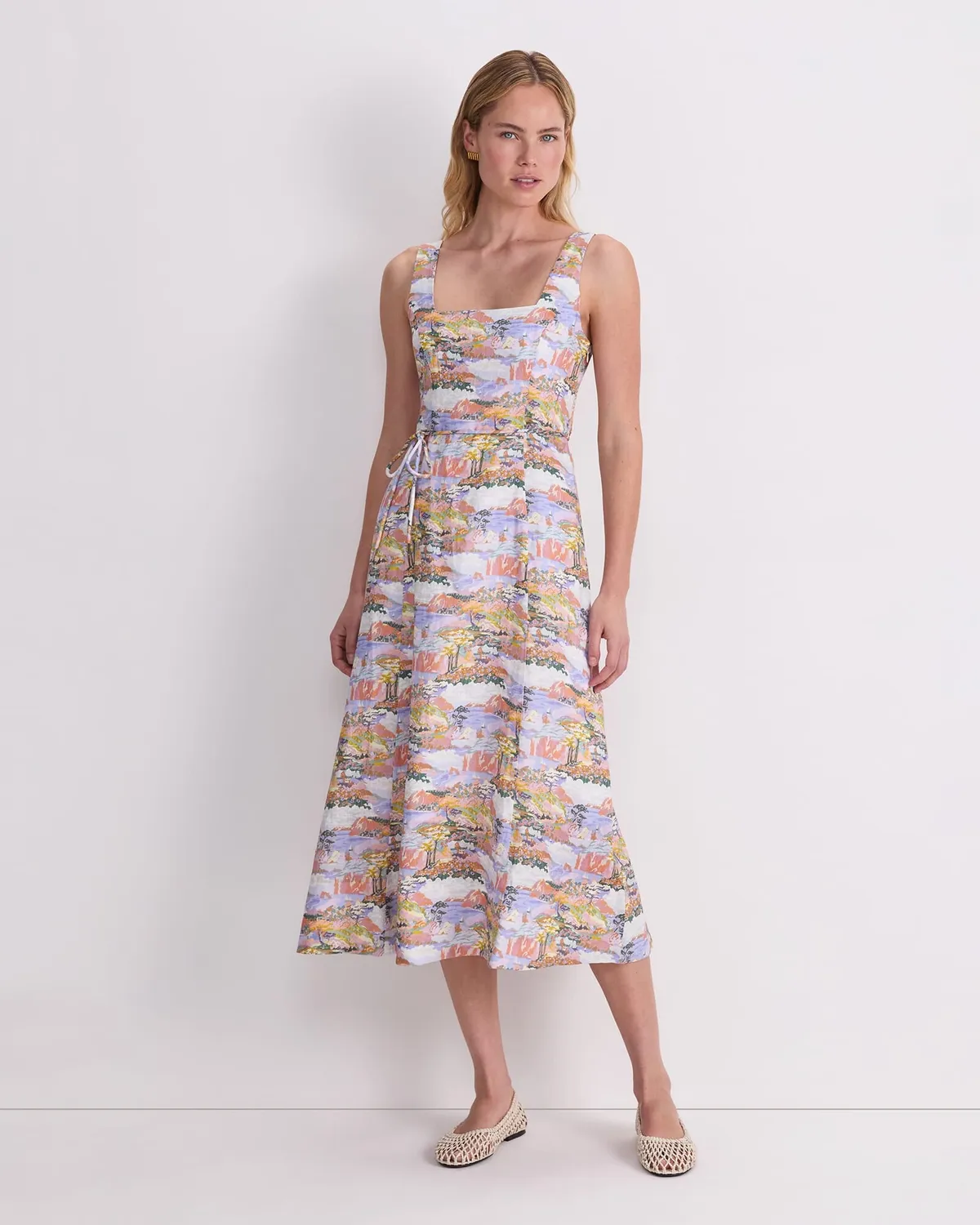 Sportscraft Coastal Parade Liberty robe midi lin