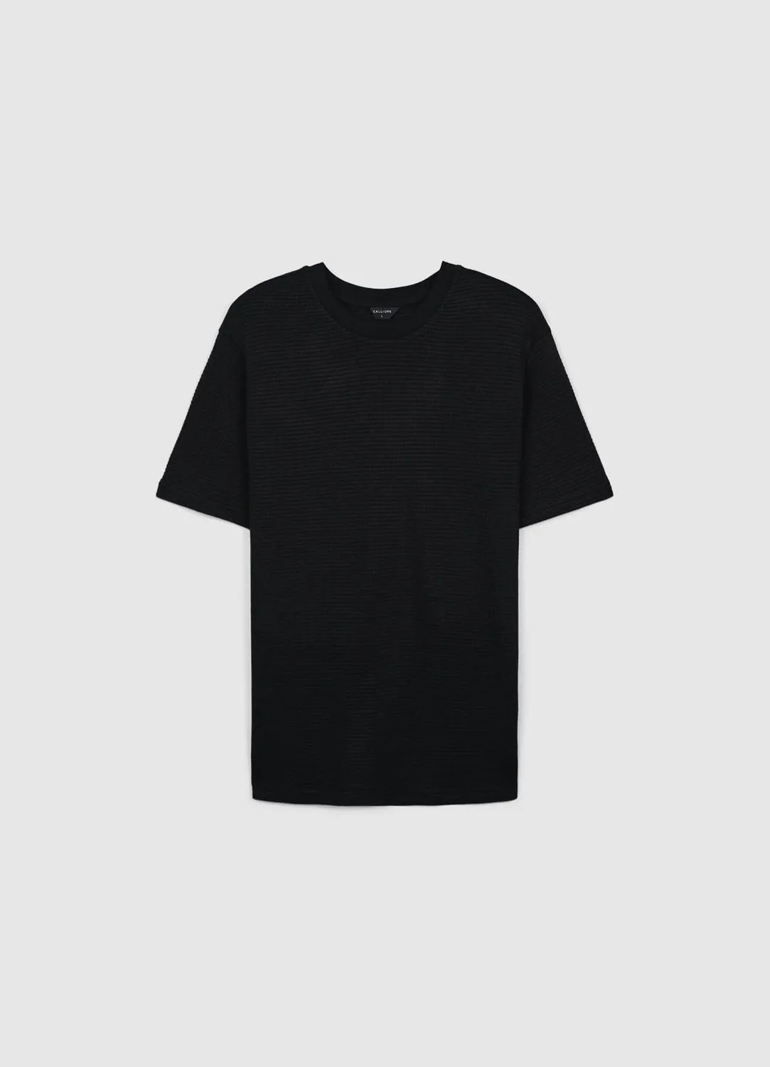 Calliope t-shirt homme col rond texturé regular
