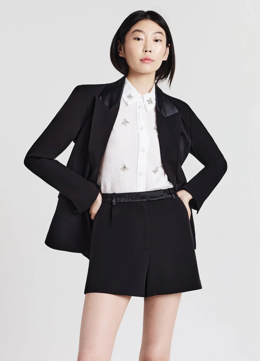 Calliope Short Habillé short femme taille haute