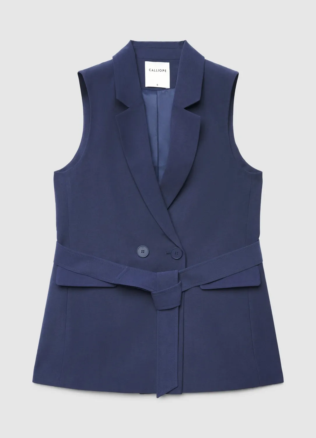 Calliope doppiopetto fusciacca gilet uni femme