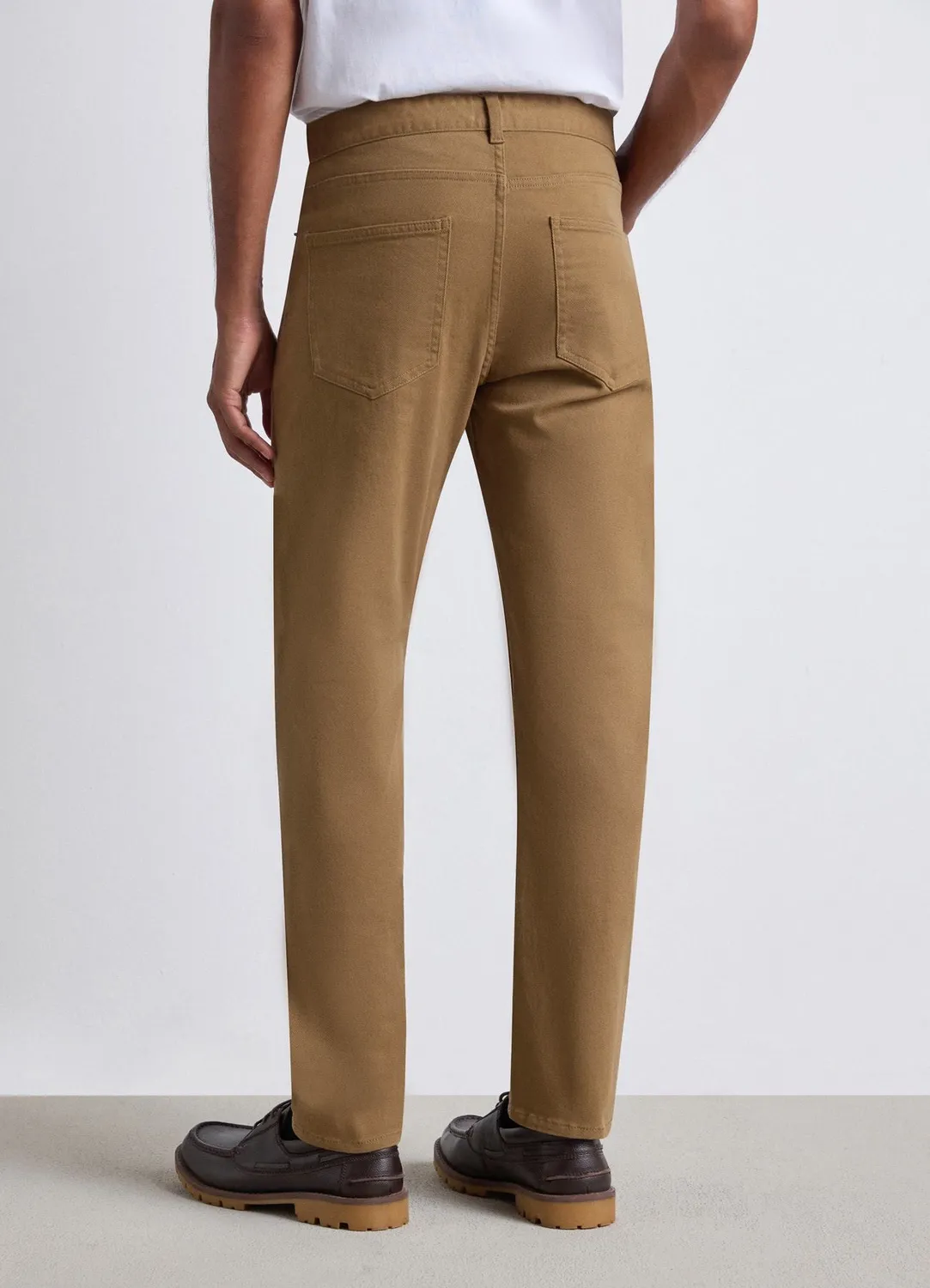 Calliope pantalon 5 poches homme drill uni coupe régulière