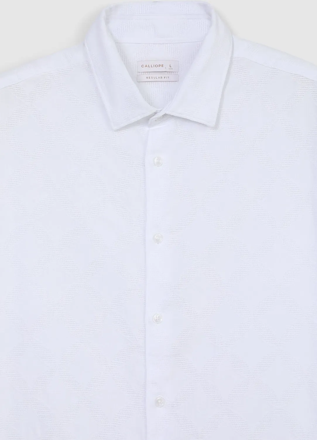 Calliope chemise devoré coton homme taille L