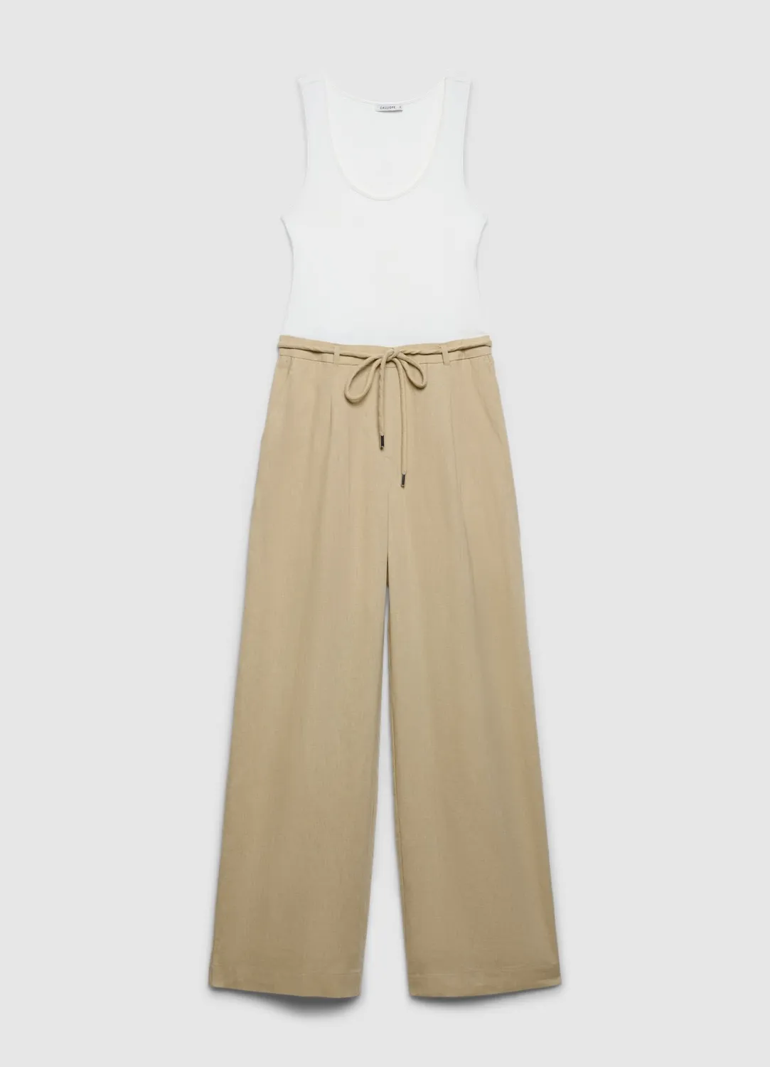 Calliope combinaison sans manches femme jambe large