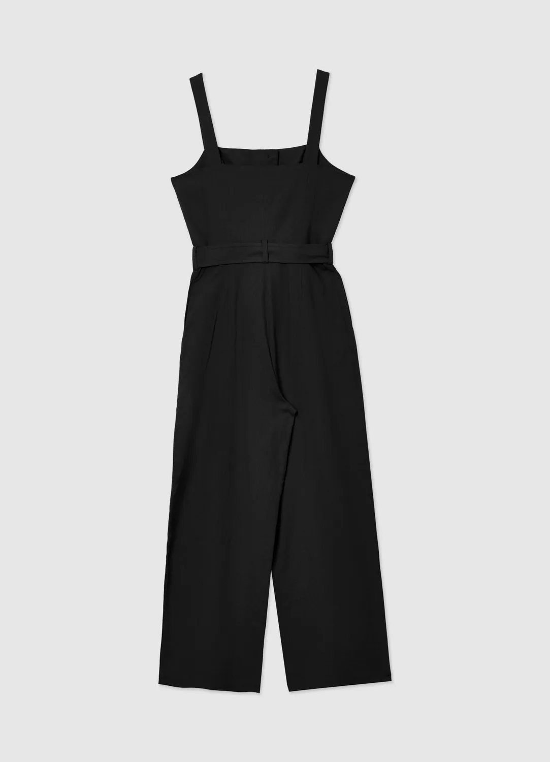 Calliope combinaison longue lin femme unie