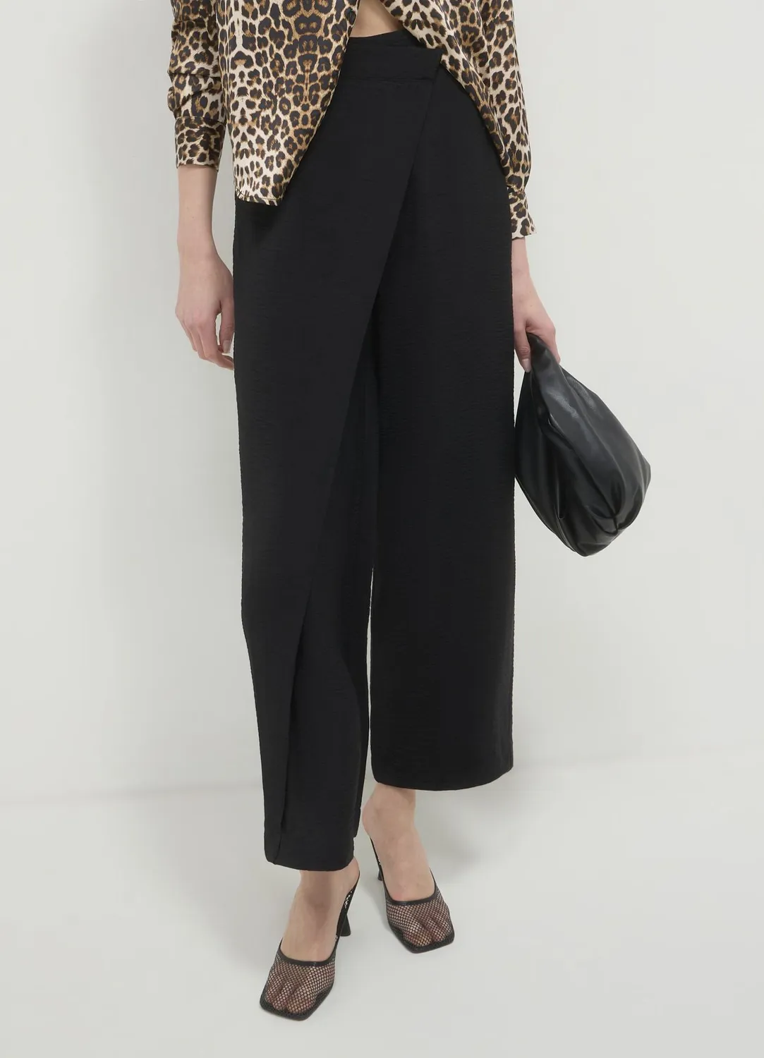 Calliope pantalon à panneau femme uni coupe regular