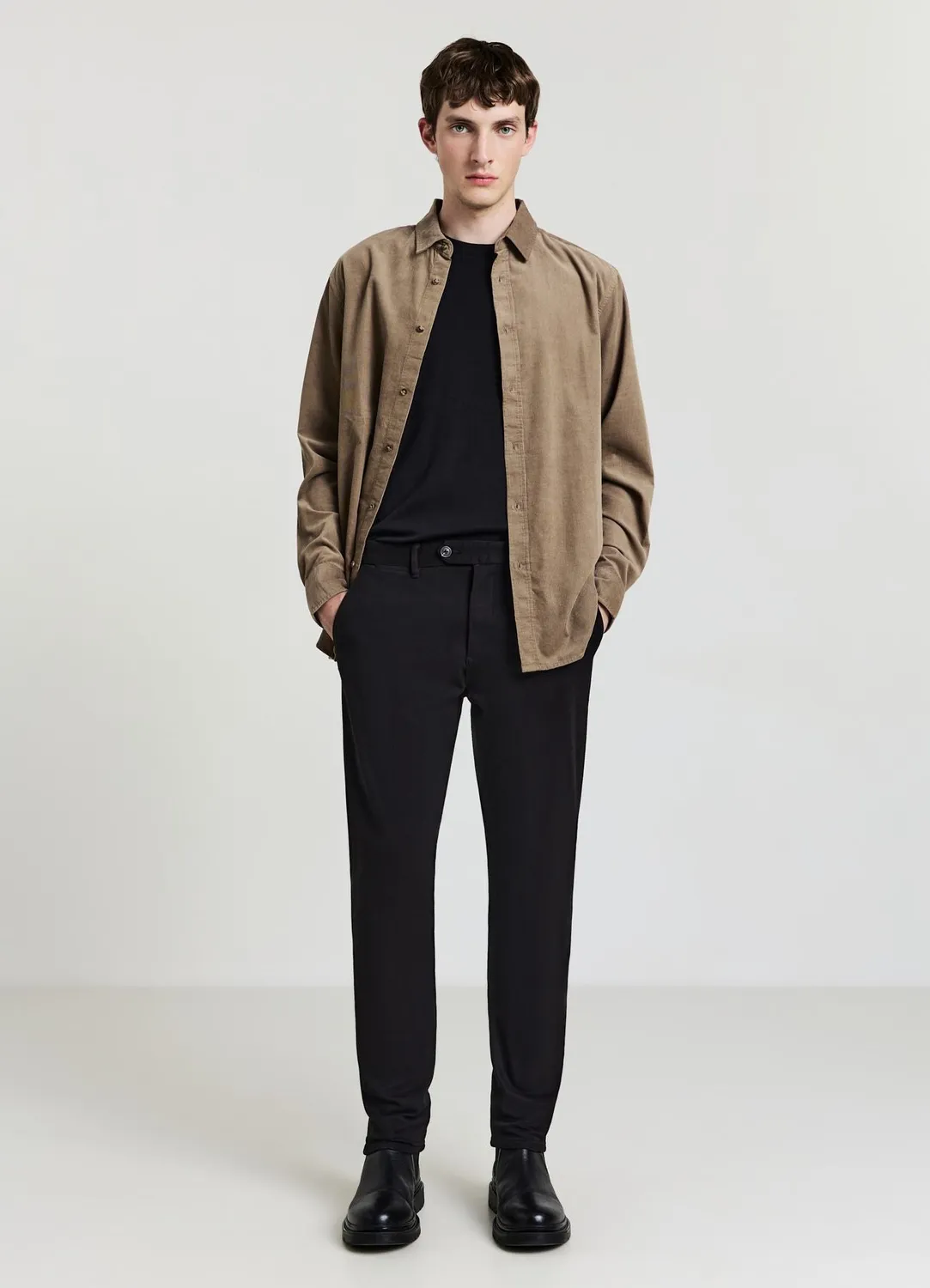 Calliope pantalon chino homme velours côtelé regular