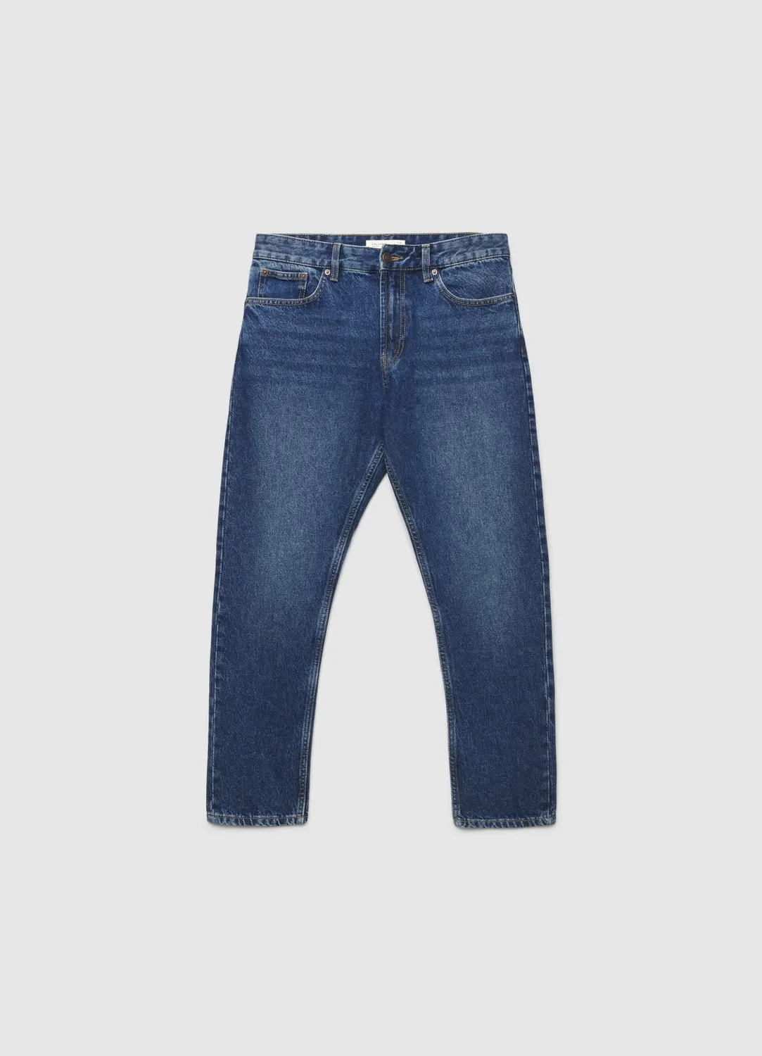 Calliope jean cropped droit homme 5 poches