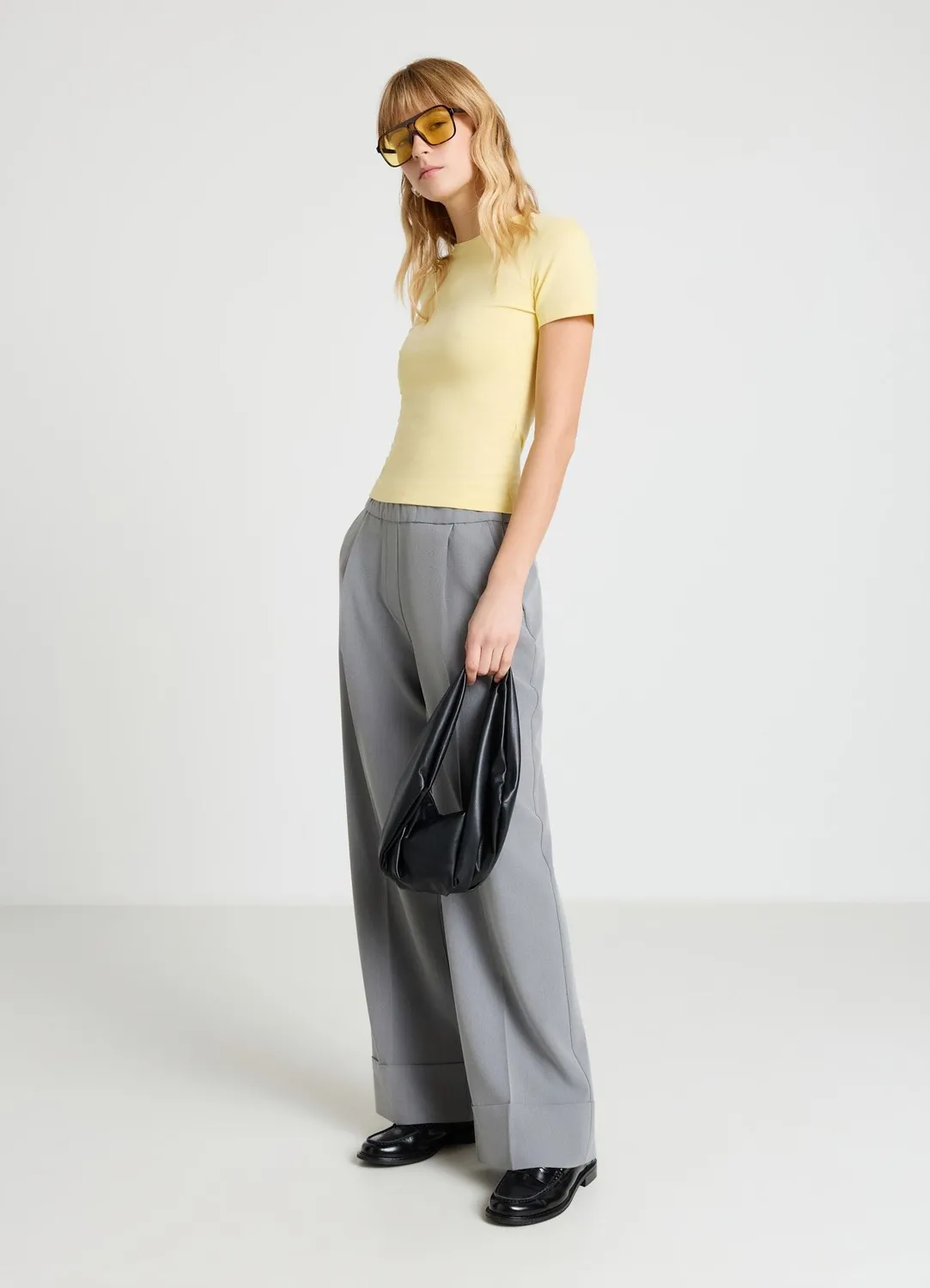 Calliope t-shirt femme uni col rond coton