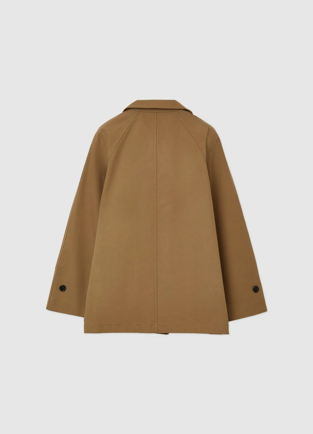 Calliope manteau femme col haut coton regular