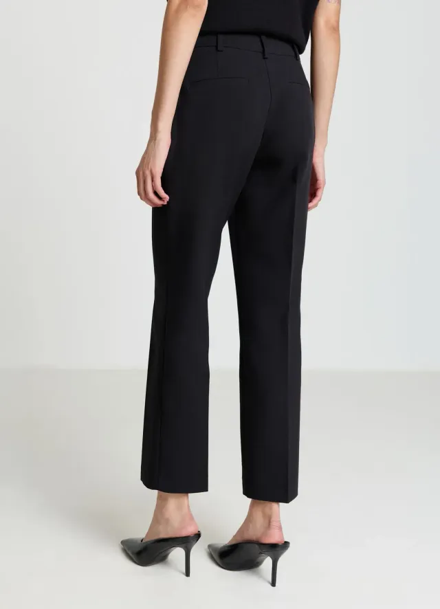 Calliope pantalon chino slim femme boutons taille haute