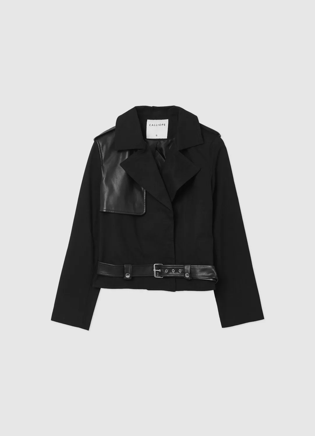 Calliope Trench Court Bi-Tissu Femme Coupe Regular