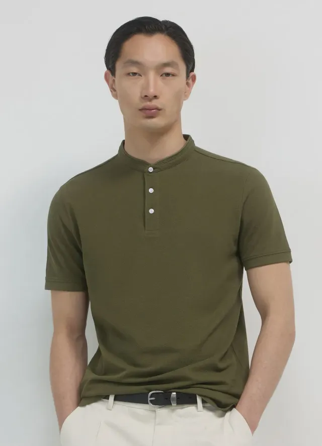 Calliope T-shirt coréen homme uni coton