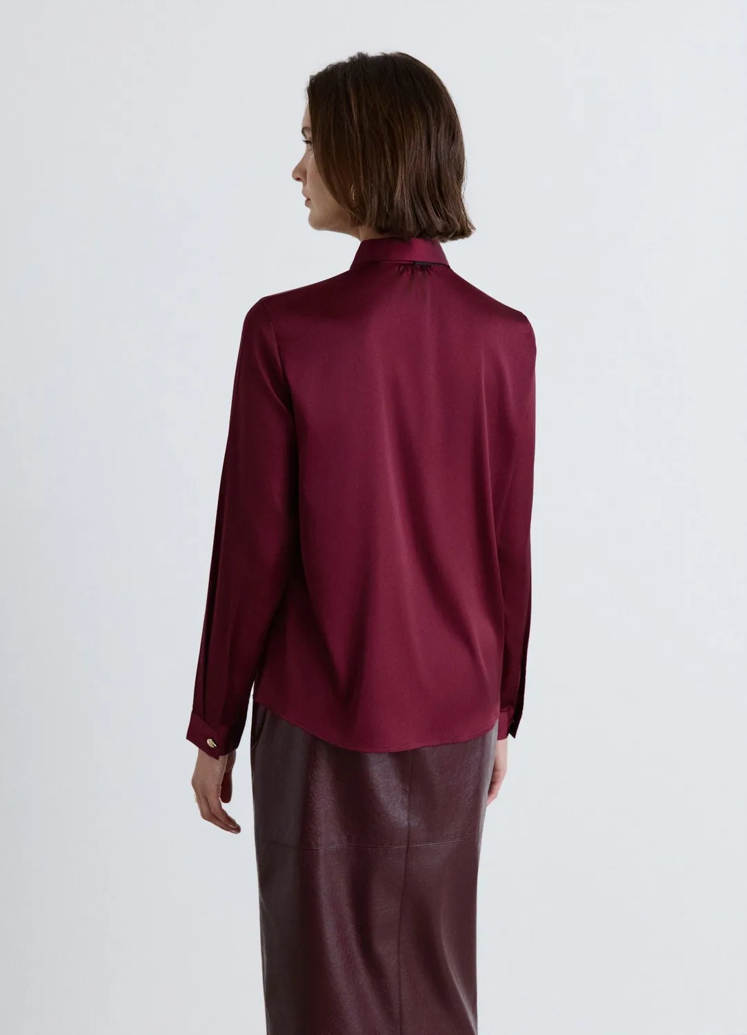 Calliope chemise lavallière femme manches longues