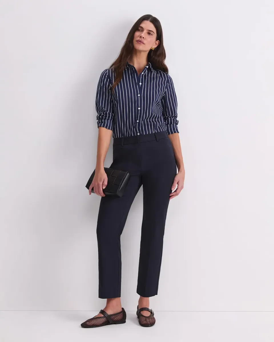 Sportscraft Evie pantacourt droit stretch femme coton