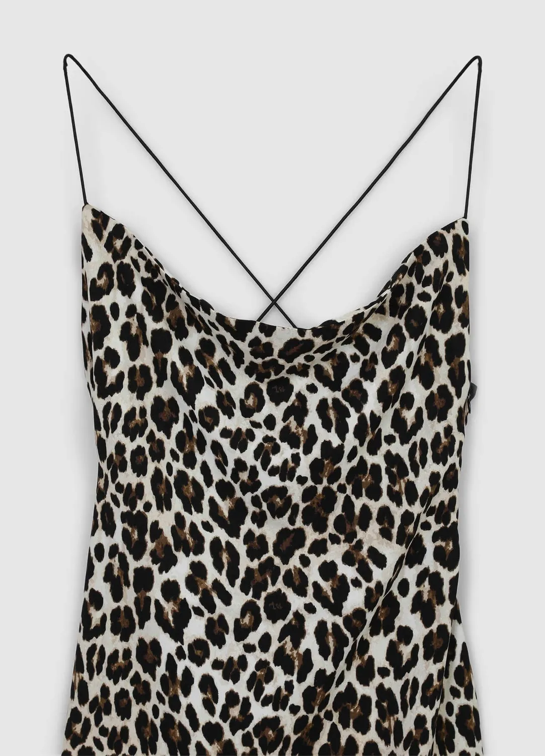 Calliope robe longue femme animalier dos croisé