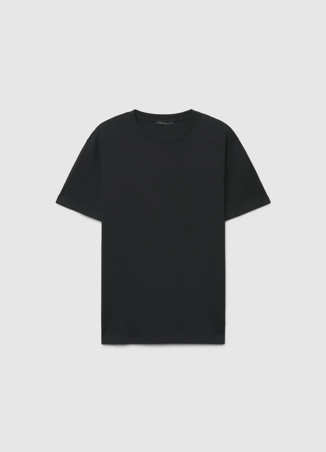 Calliope t-shirt col rond uni homme t-shirt coupe droite
