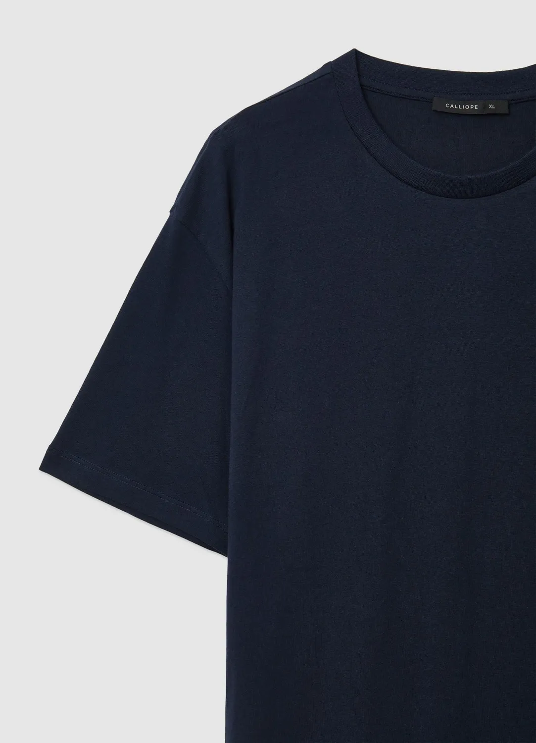 Calliope t-shirt uni homme col rond coton