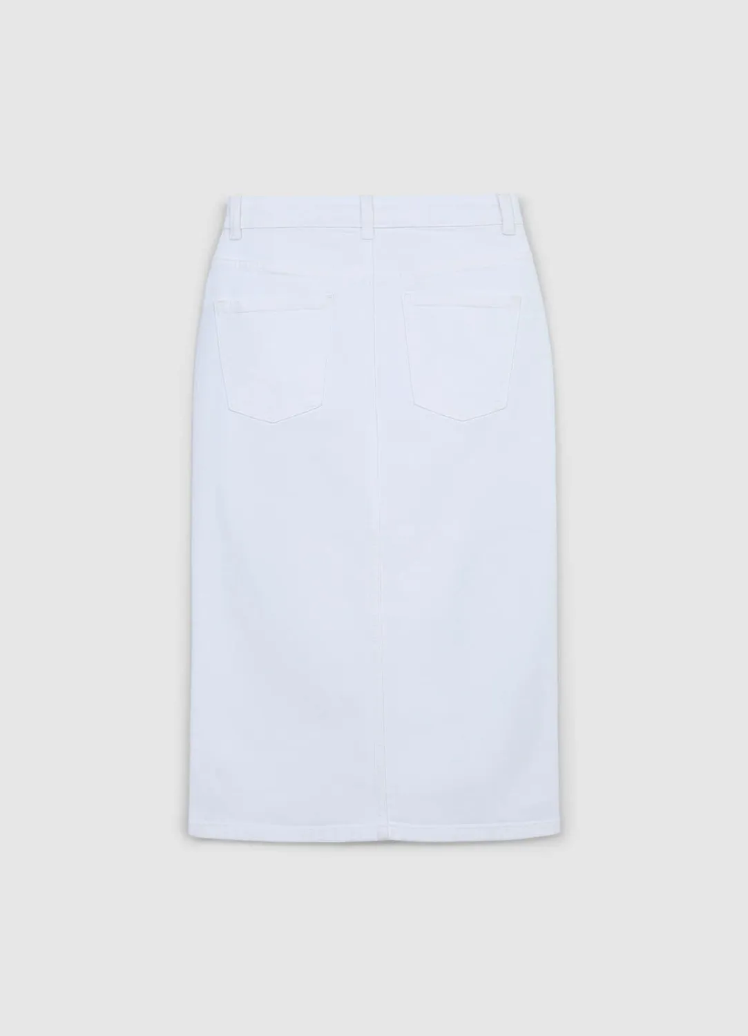 Calliope Jupe midi denim fendue femme 5 poches