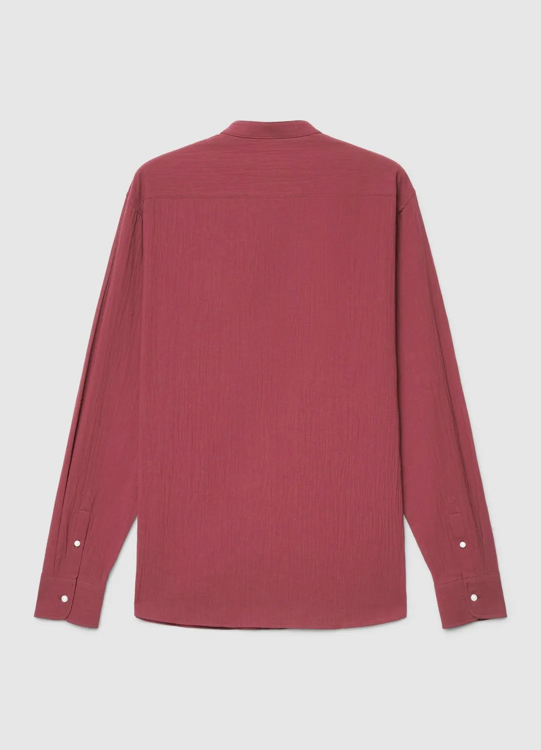 Calliope chemise homme col coréen froissée