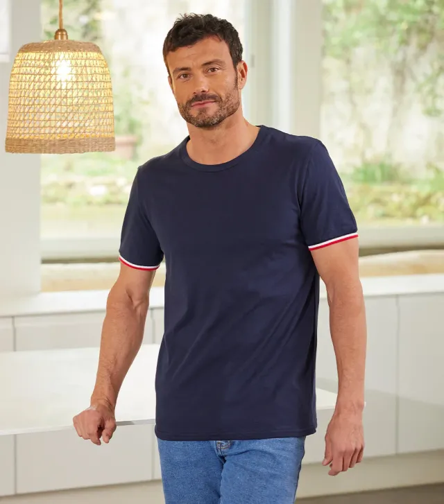Cocorico Intemporel Supporter t-shirt homme marine coton