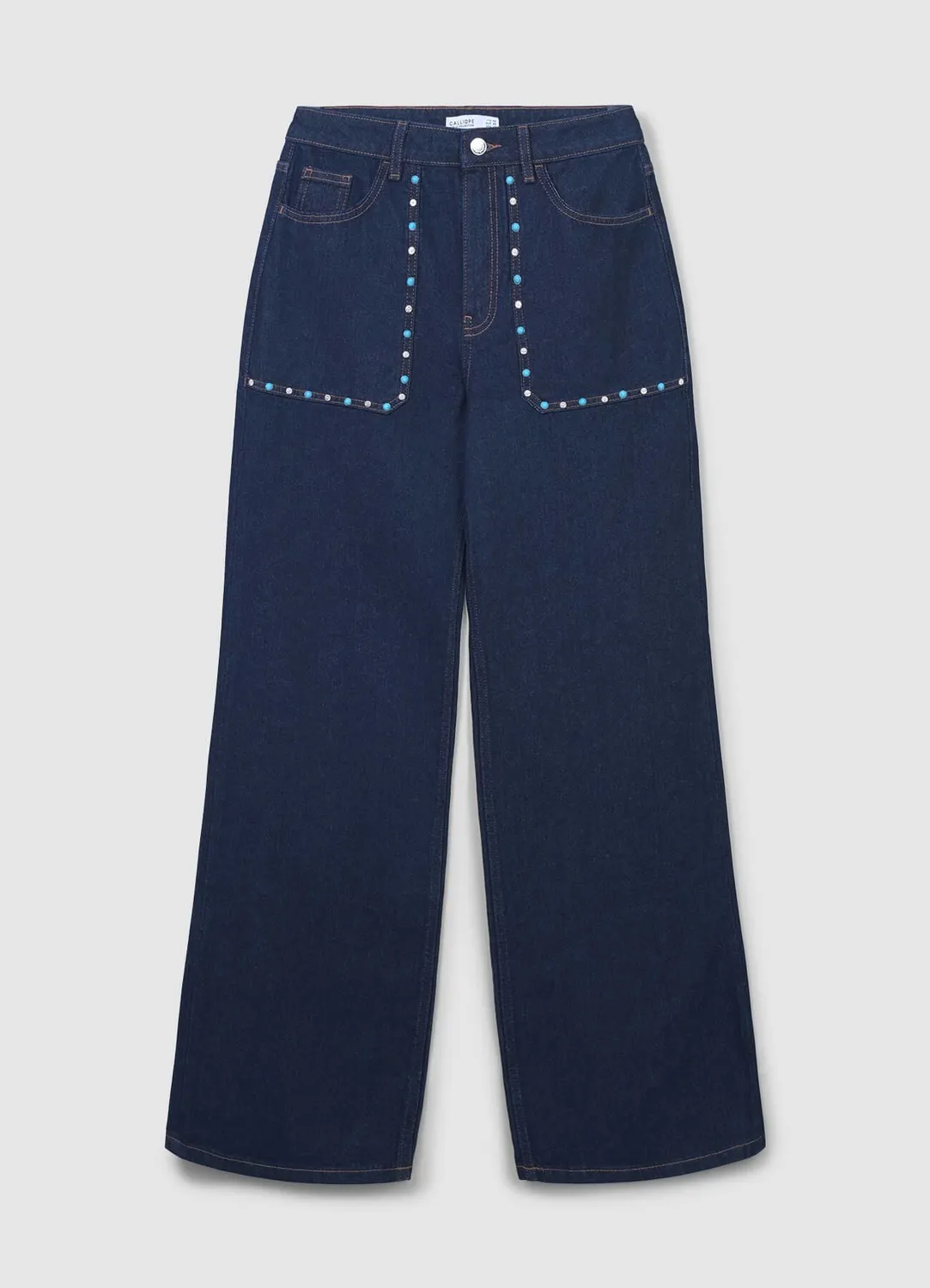 Calliope jean droit clouté femme casual