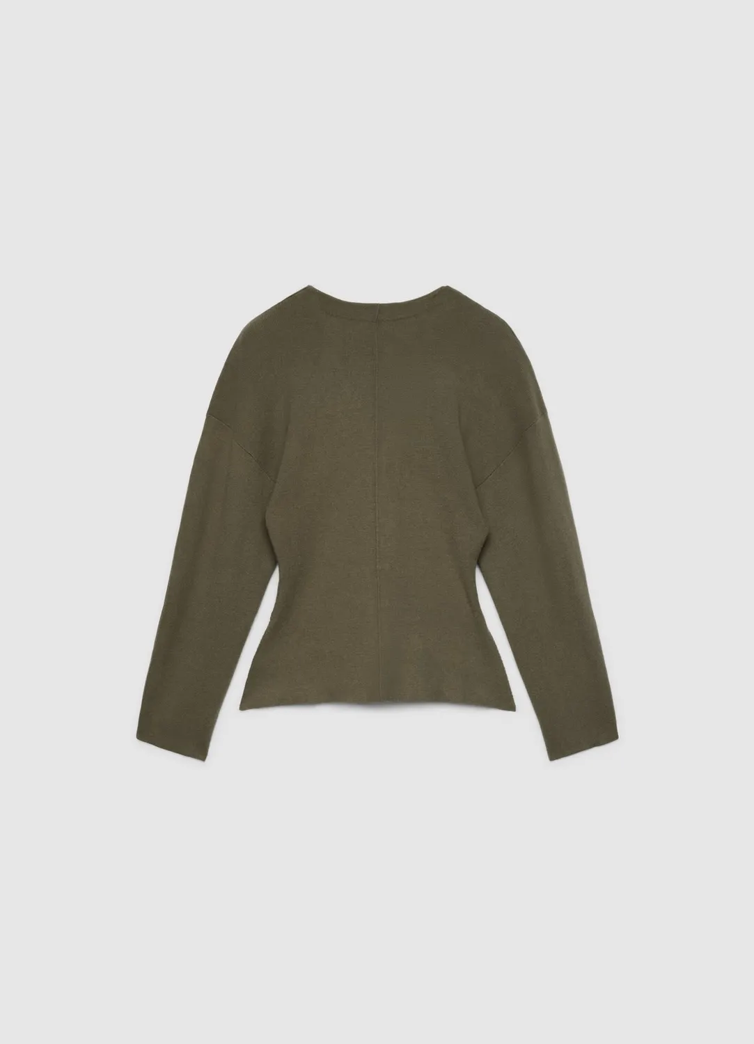 Calliope Cardigan femme col V uni fermeture crochets