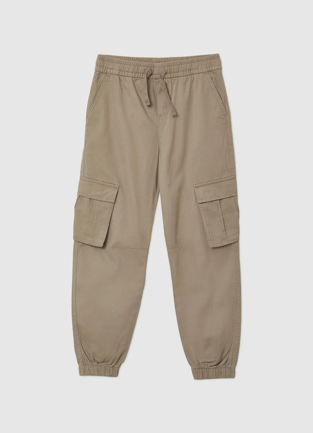 Calliope pantalon cargo jogger garçon uni