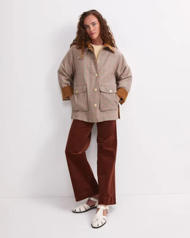 Sportscraft Cleo jean large velours taille haute