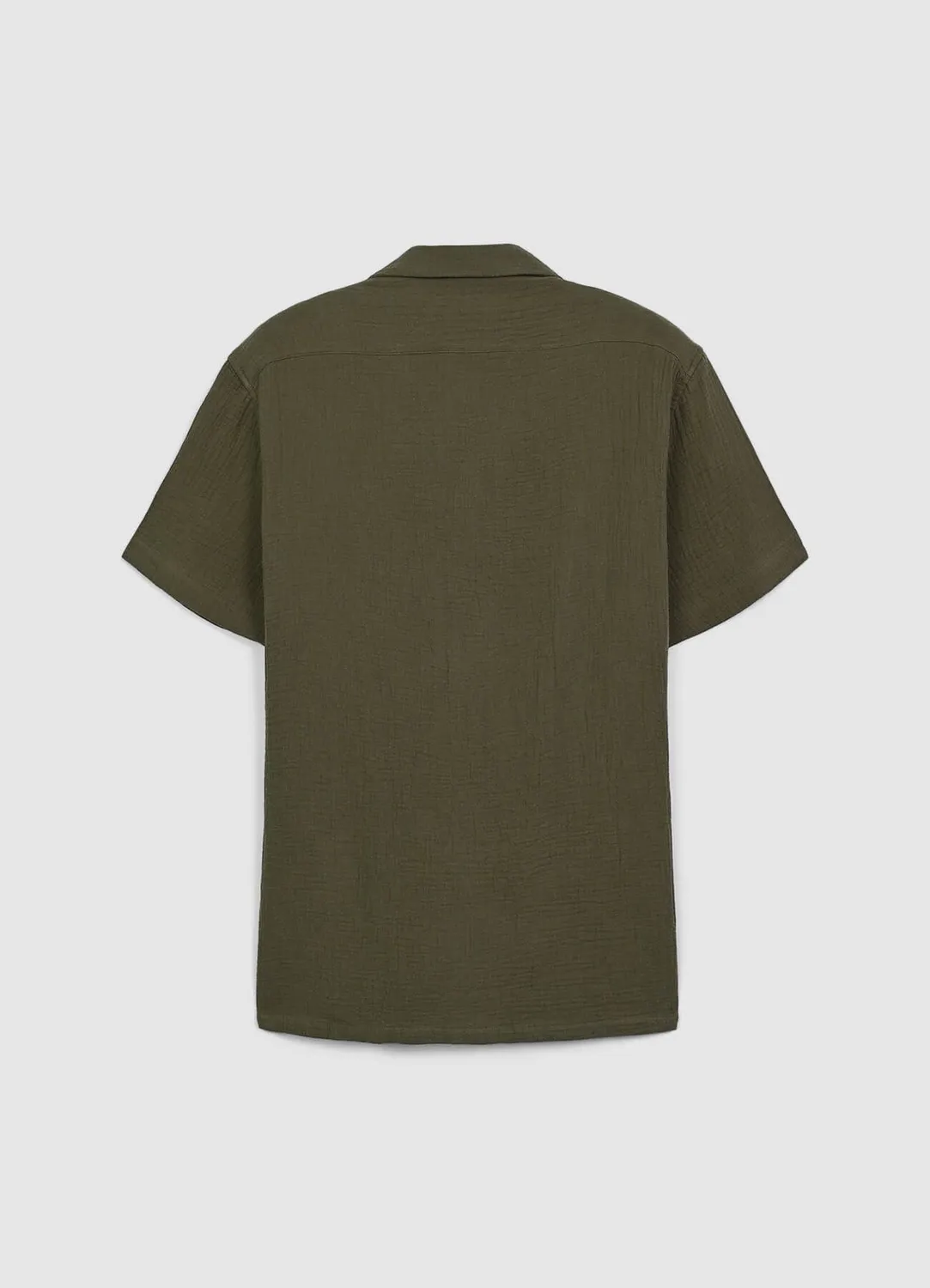 Calliope chemise bowling homme coton gaufré XS-XXL