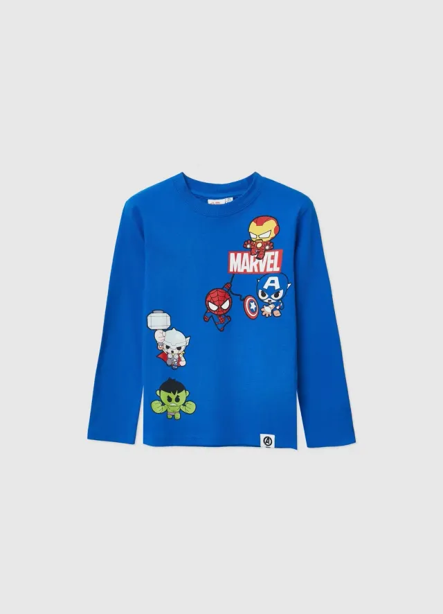 Calliope Marvel t-shirt garçon manches longues coton