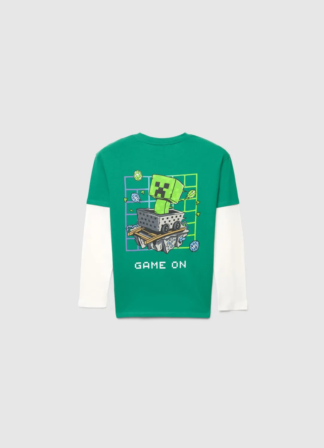 Calliope t-shirt Minecraft garçon manches longues