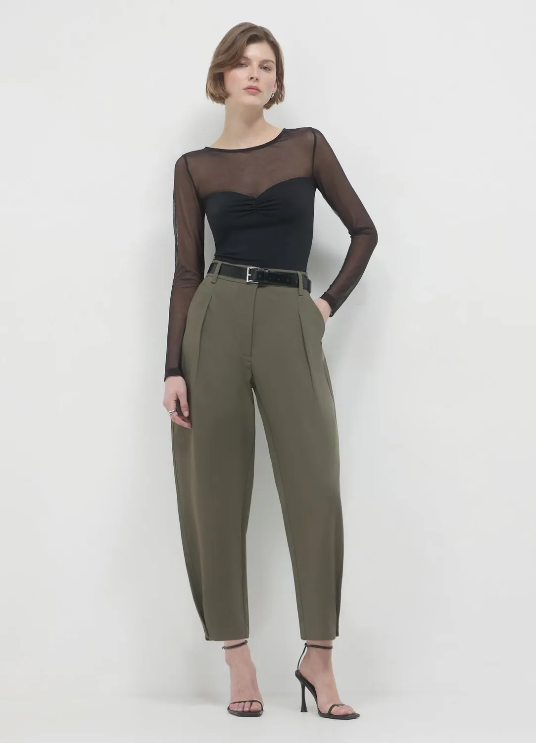Calliope t-shirt tulle femme manches longues