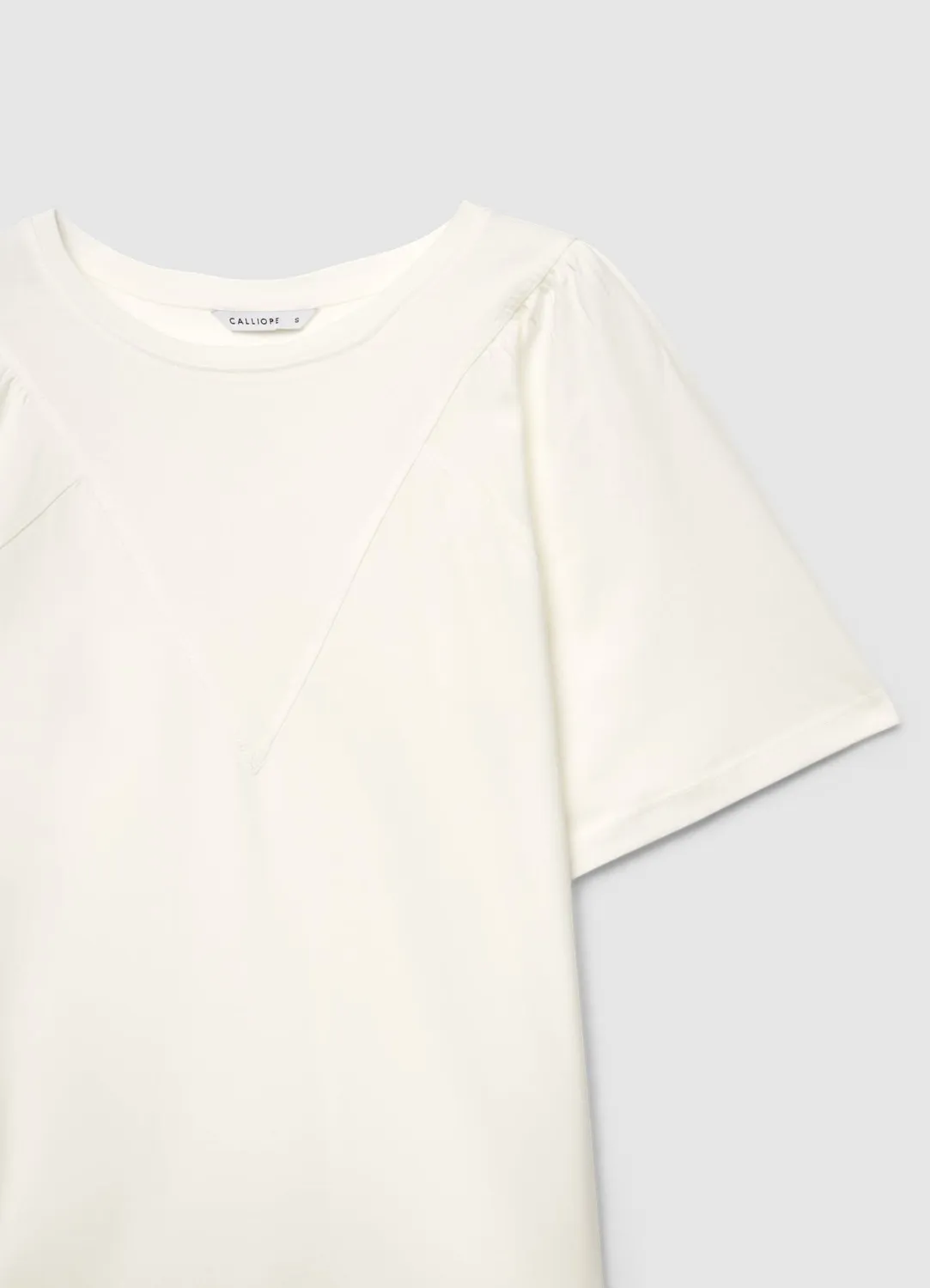 Calliope T-shirt raglan femme uni coupe droite