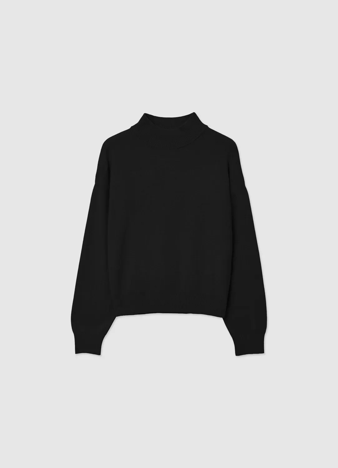 Calliope pull col roulé uni manches longues femme