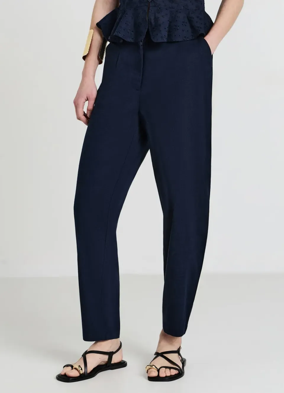 Calliope carrot fit pantalon femme uni