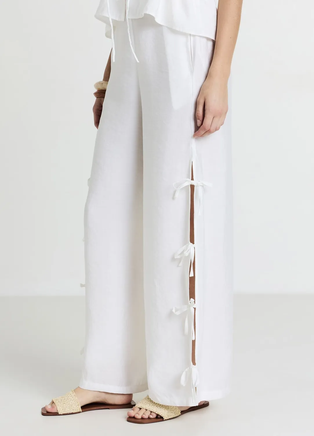 Calliope Pantalone palazzo Pantalon femme palazzo froissé