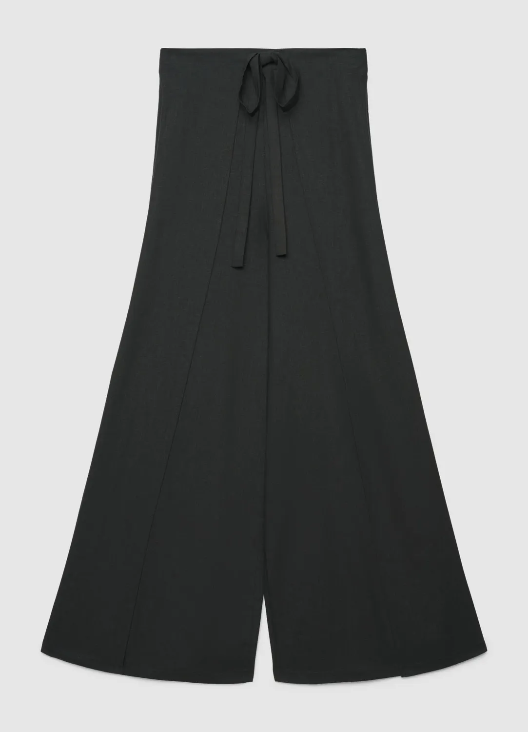 Calliope pantalon palazzo ceinture à nouer femme large