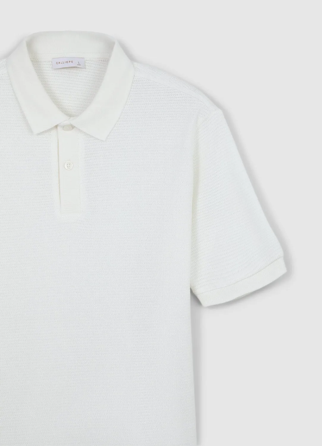 Calliope T-shirt Polo polo homme coton regular