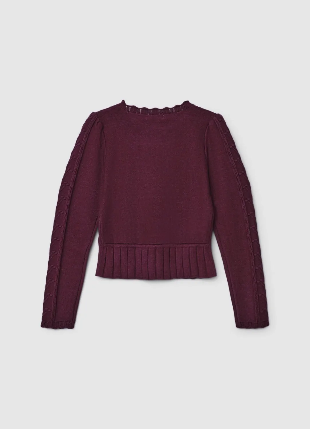 Calliope Lavorazione pull maille volants femme