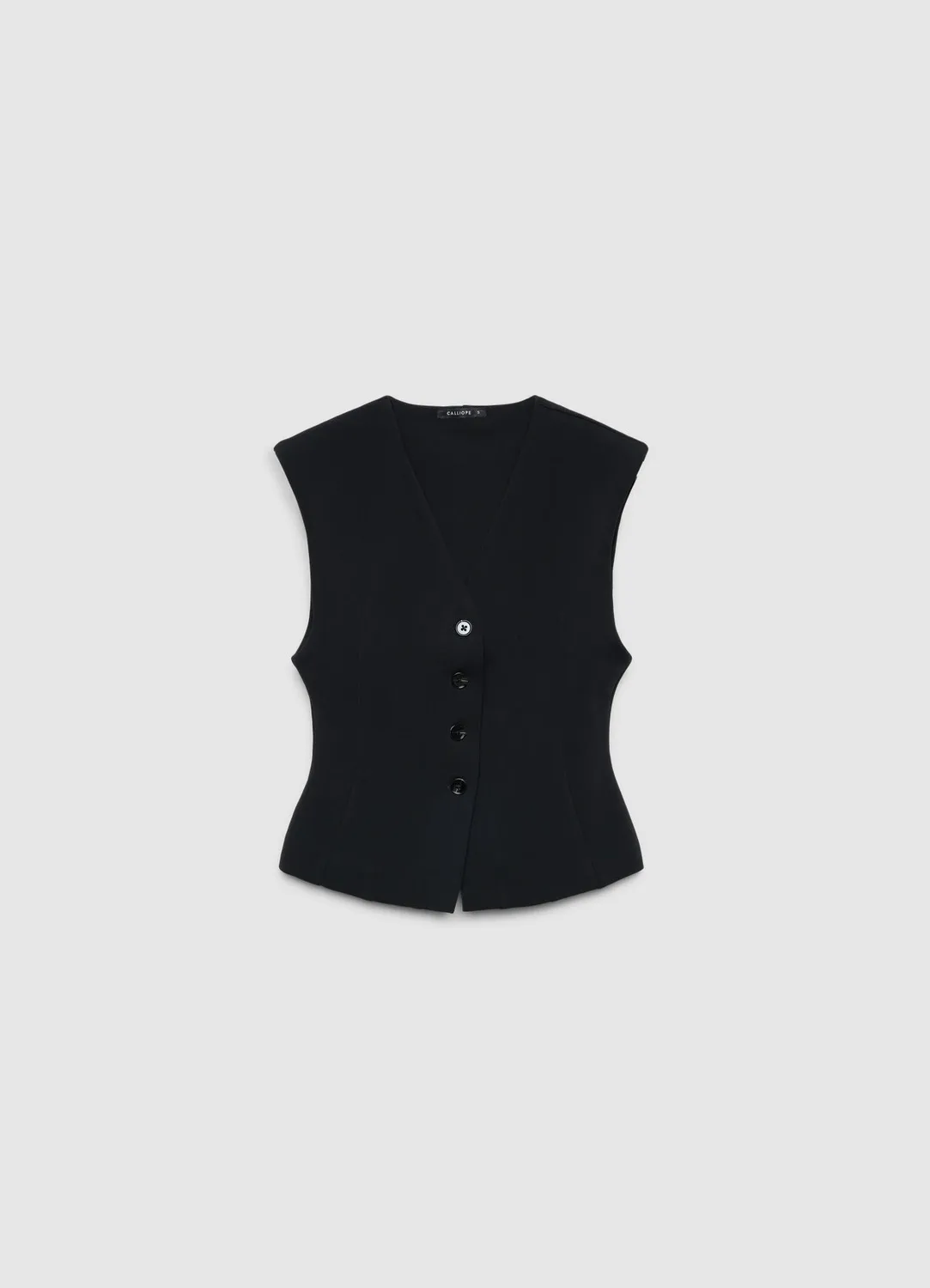 Calliope gilet bustier col V boutonné taille S