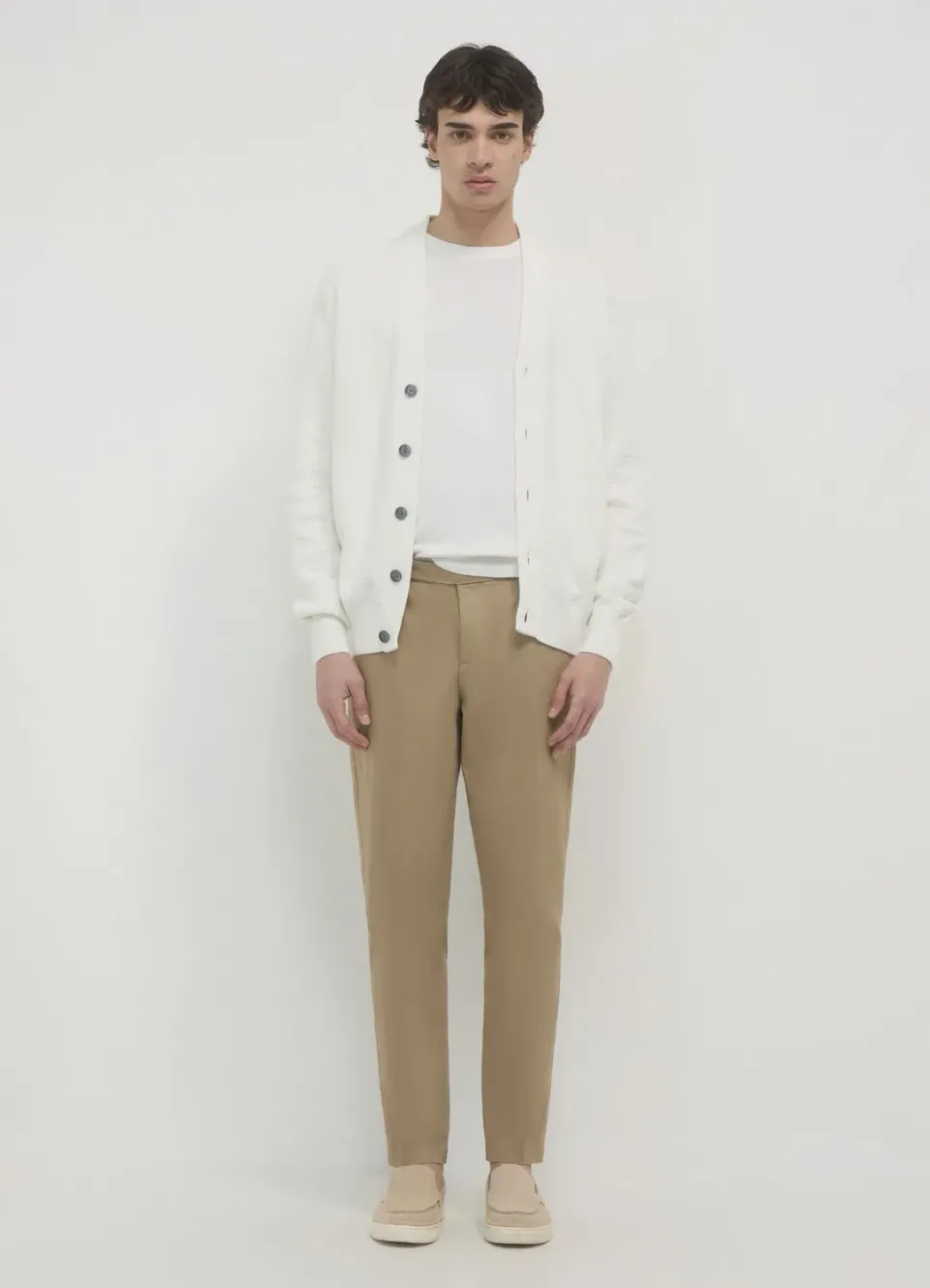 Calliope cardigan homme coton boutons regular