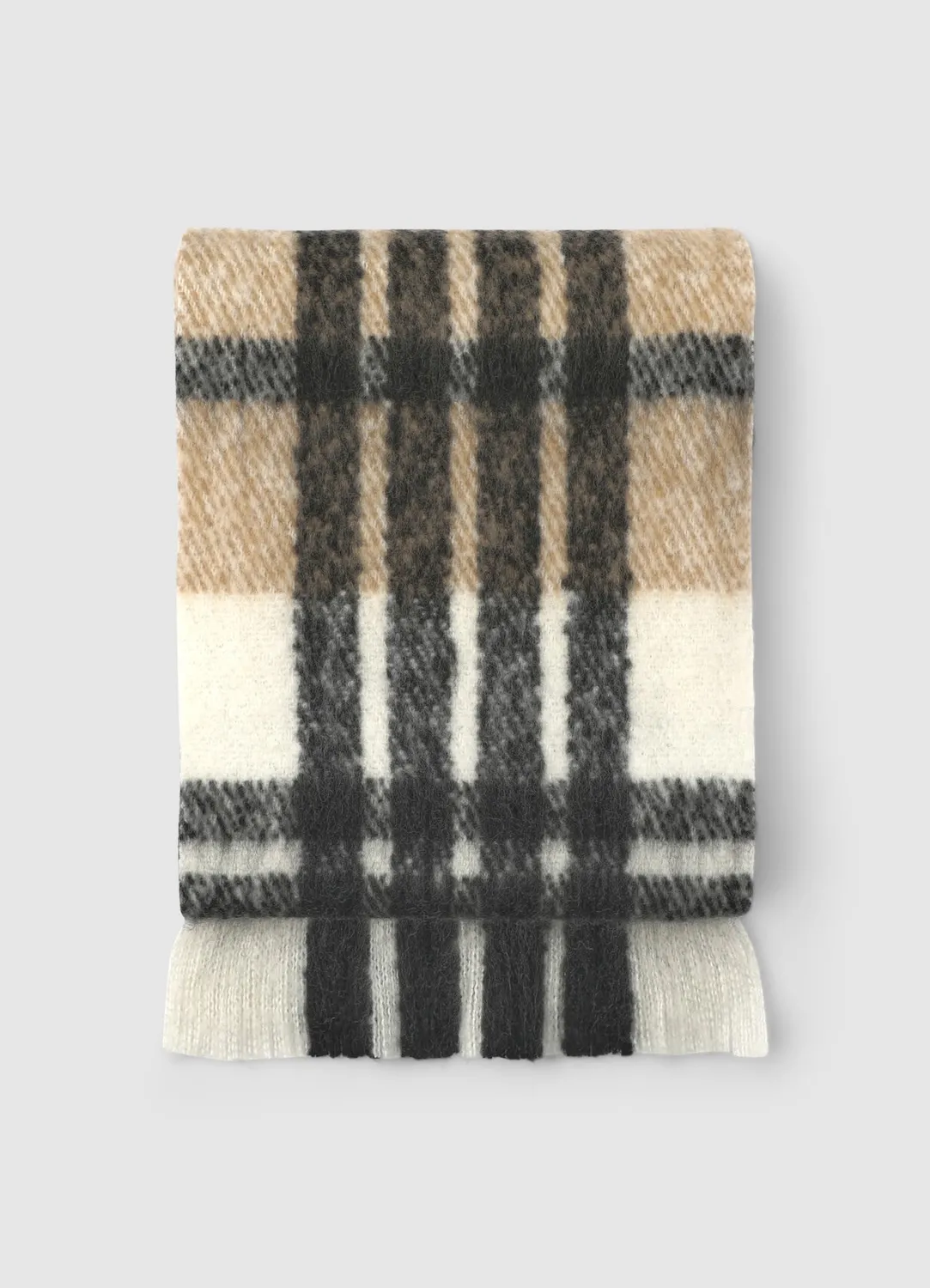 Calliope écharpe tartan femme 220x23 cm chaude